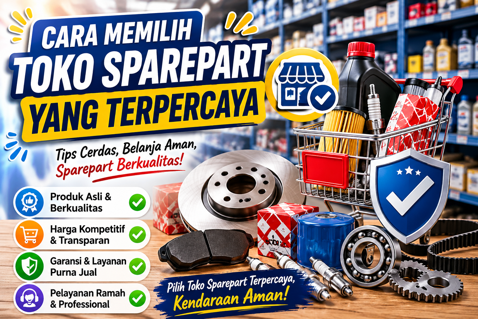 Cara Memilih Toko Sparepart yang Terpercaya