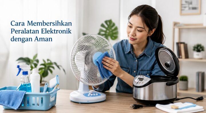 Cara Membersihkan Peralatan Elektronik dengan Aman